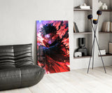 Obito: Rage of the Sharingan Glass Wall Art || Designer Collection