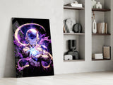 Frieza Purple Power Glass Wall Art || Designer Collection