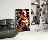 Vegeta: Saiyan Prince Glass Wall Art || Designer Collection