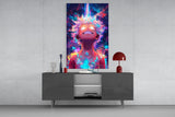 Cosmic Izuku Midoriya Glass Wall Art || Designer Collection