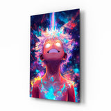 Cosmic Izuku Midoriya Glass Wall Art || Designer Collection