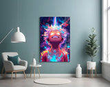 Cosmic Izuku Midoriya Glass Wall Art || Designer Collection