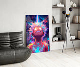 Cosmic Izuku Midoriya Glass Wall Art || Designer Collection