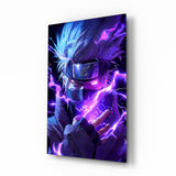 Lightning Kakashi Hatake Glass Wall Art || Designer Collection