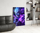 Lightning Kakashi Hatake Glass Wall Art || Designer Collection