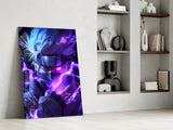 Lightning Kakashi Hatake Glass Wall Art || Designer Collection