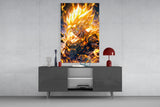Super Saiyan Gohan Glass Wall Art || Designer Collection