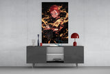 Sand King Gaara Glass Wall Art || Designer Collection