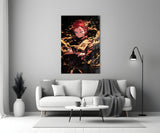 Sand King Gaara Glass Wall Art || Designer Collection