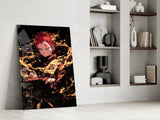 Sand King Gaara Glass Wall Art || Designer Collection