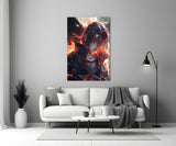 Itachi and Susanoo's Shadow Glass Wall Art || Designer Collection