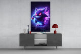 Evil Energy Glass Wall Art || Designer Collection