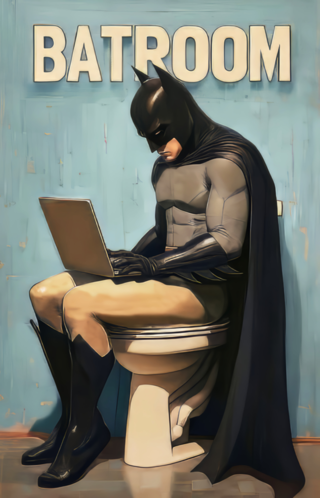 Batroom Glass Wall Art || Designer Collection