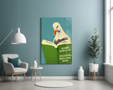 Seagull Science Glass Wall Art || Designer Collection