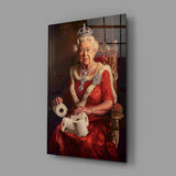 The Queen's Secret Glass Wall Art || Designer Collection