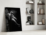 Loneliness in Space Glass Wall Art || Designer Collection