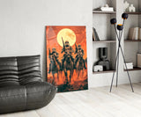 Cowboy Empire Glass Wall Art || Designer Collection