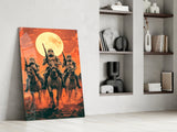 Cowboy Empire Glass Wall Art || Designer Collection