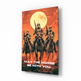 Cowboy Empire Glass Wall Art || Designer Collection