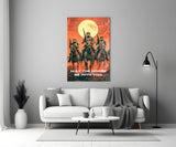 Cowboy Empire Glass Wall Art || Designer Collection