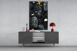 Foreign Faces Glass Wall Art || Designer Collection