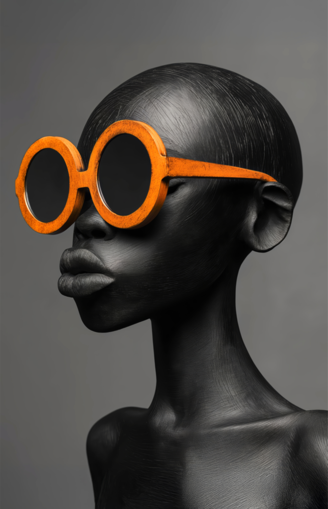 Faces of Colors Glass Wall Art || Designer Collection