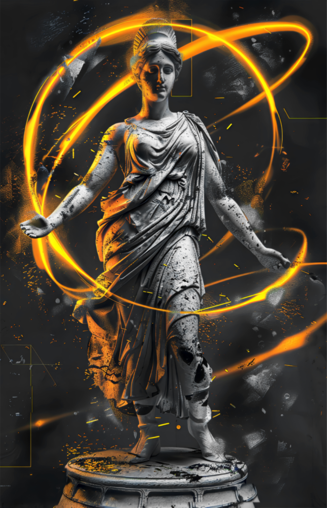 Neon Venus Glass Wall Art || Designer Collection