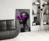 Faces of Colors Glass Wall Art || Designer Collection