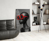 Faces of Colors Glass Wall Art || Designer Collection