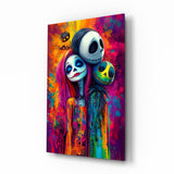 Colorful Nightmare Glass Wall Art || Designer Collection