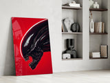 Alien: Red Menace Glass Wall Art || Designer Collection