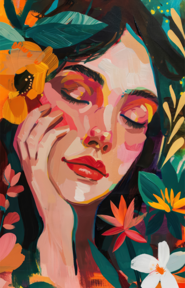 Spring Beauty Glass Wall Art || Designer Collection