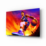 Rising Star Guard: Rise of the Flames Tableau en verre || Designer Collection - 72x46 cm