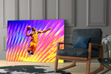 Kobe Bryant: Flight of Colors Glass Wall Art || Designer Collection