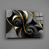 Curves Glass Wall Art || Designer Collection