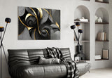 Curves Glass Wall Art || Designer Collection