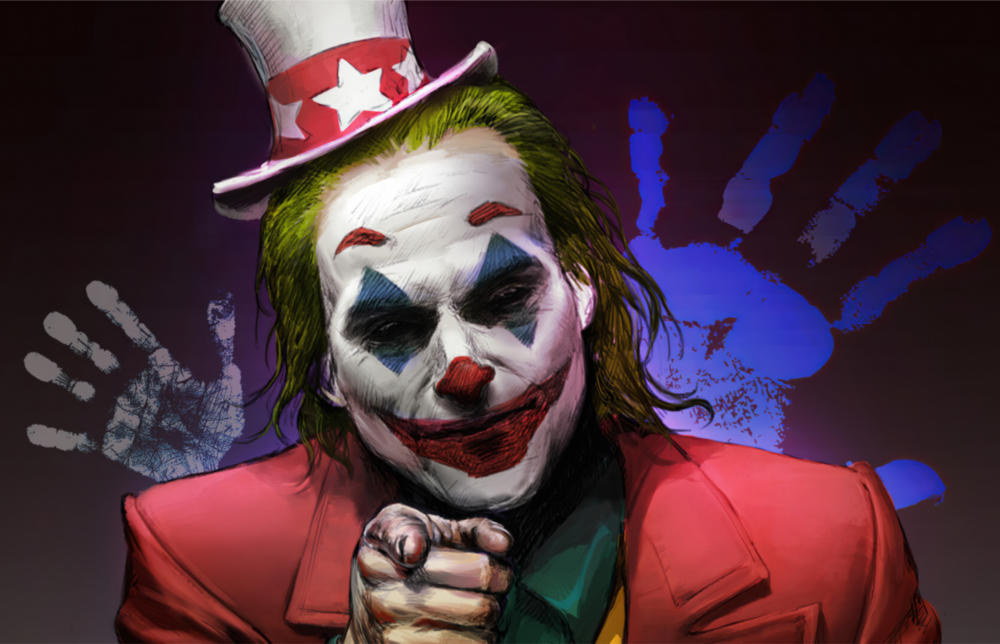 Arte della parete di vetro Burlone