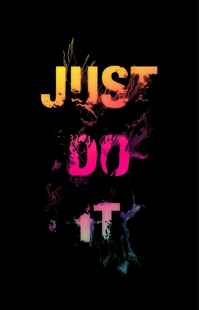 Arte della parete di vetro Fallo e basta