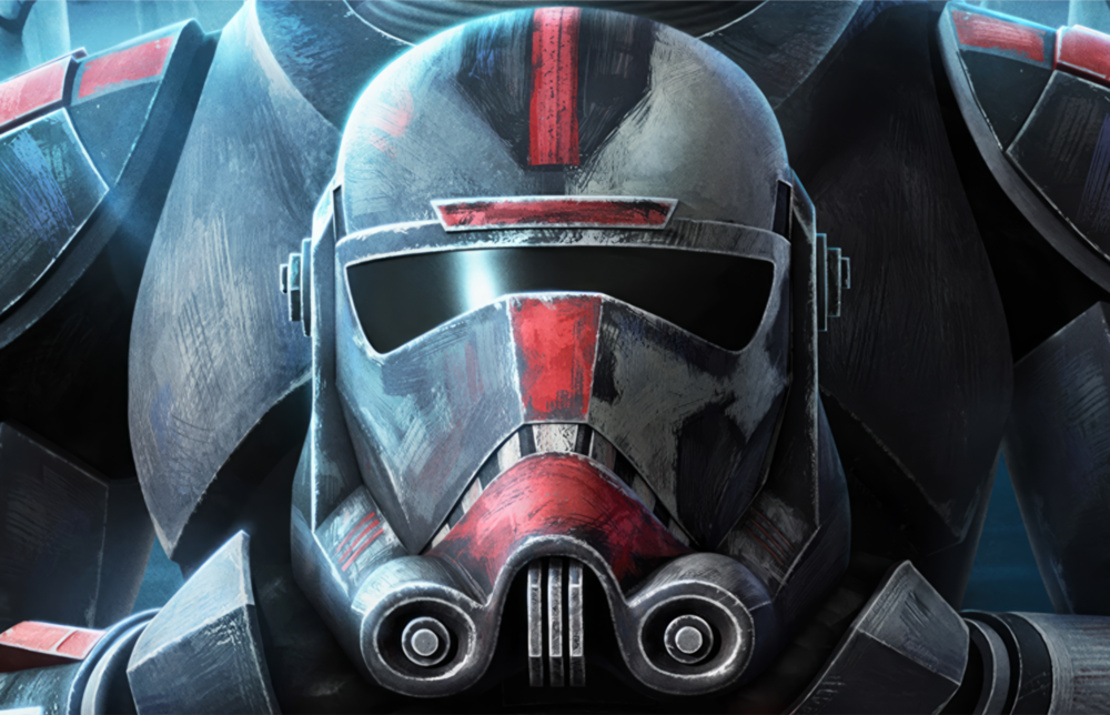 Arte della parete di vetro Star Wars Bad Batch