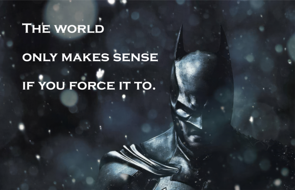 Arte della parete di vetro Batman