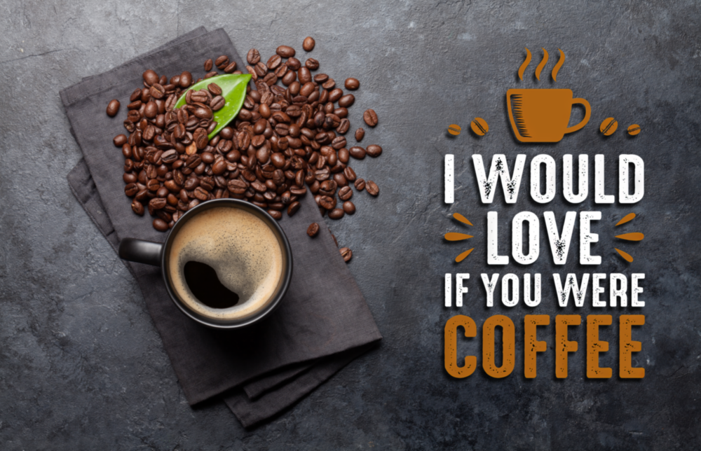 Arte della parete di vetro Caffè