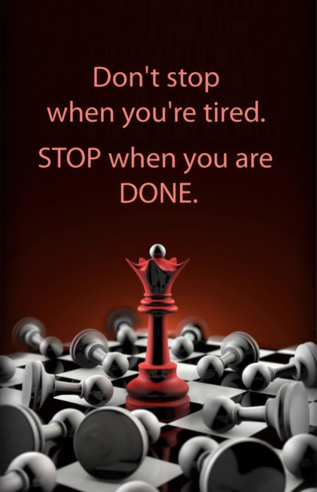 Arte della parete di vetro Non fermarti