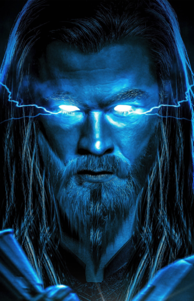 Arte della parete di vetro Thor