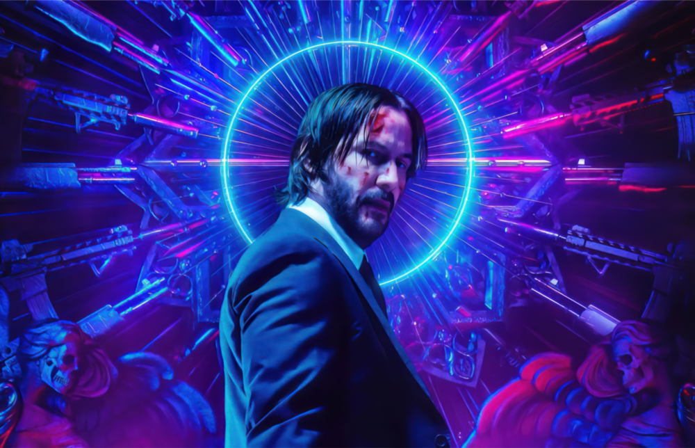 Arte della parete di vetro Keanu Reeves