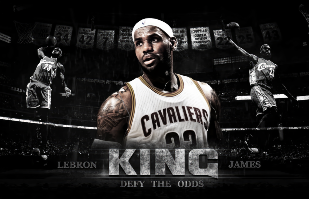 Lebron James Glass Wall Art