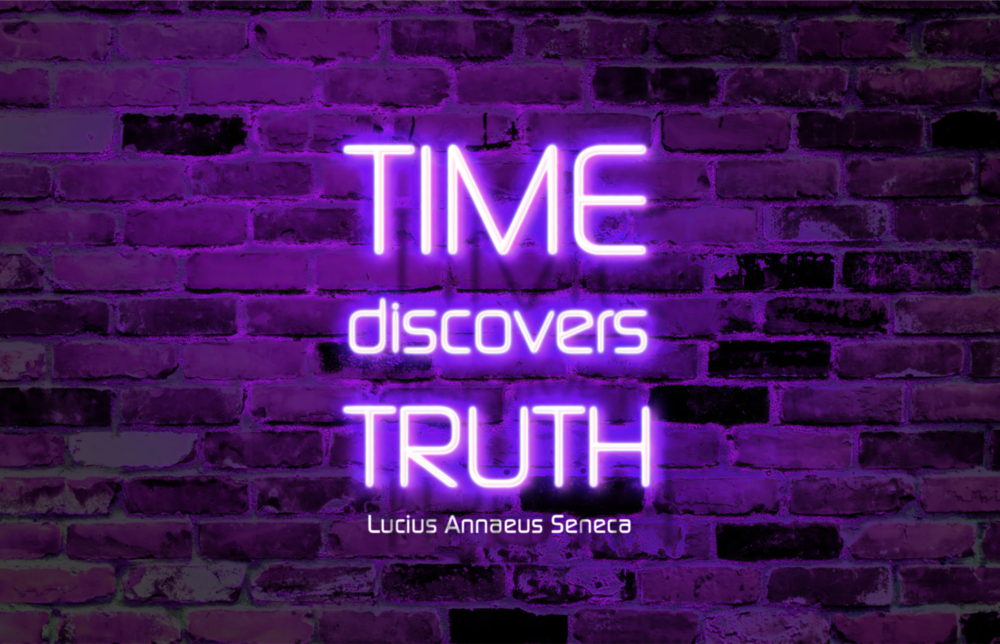 Arte della parete di vetro Parole di Seneca