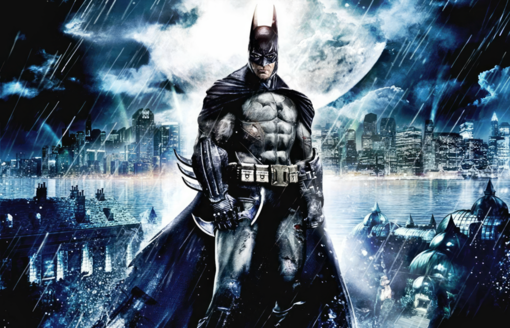 Arte della parete di vetro Batman