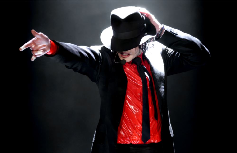 Arte della parete di vetro Michael Jackson