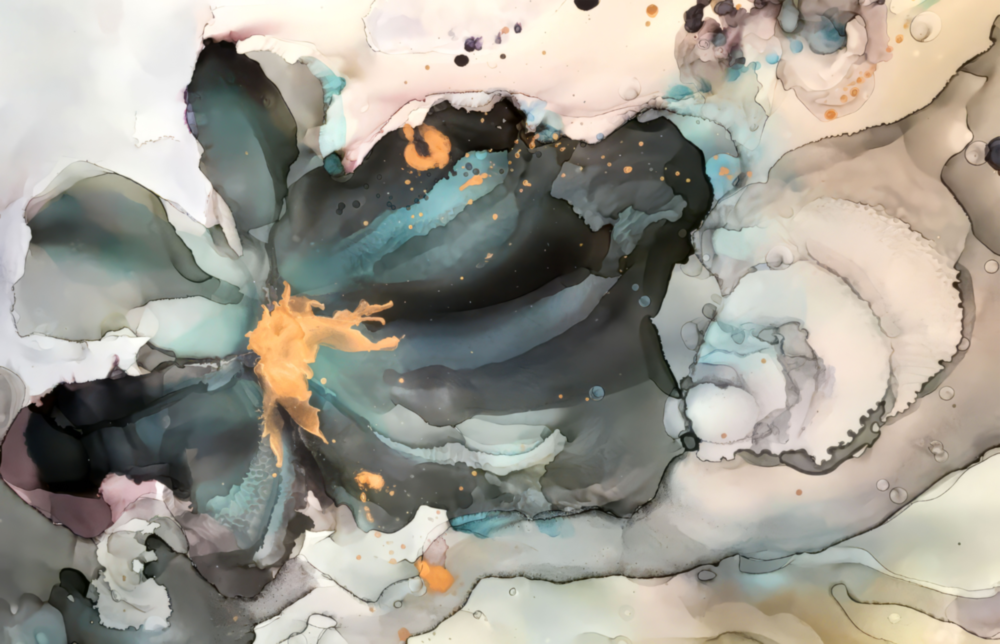 Arte della parete di vetro Fiore di marmo