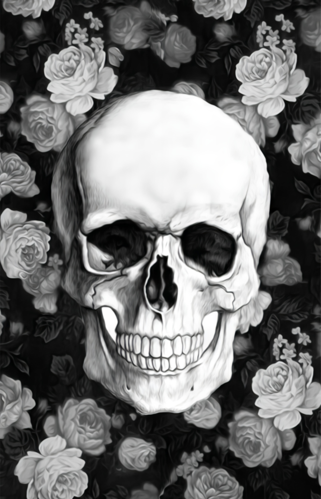 Arte della parete di vetro Cranio